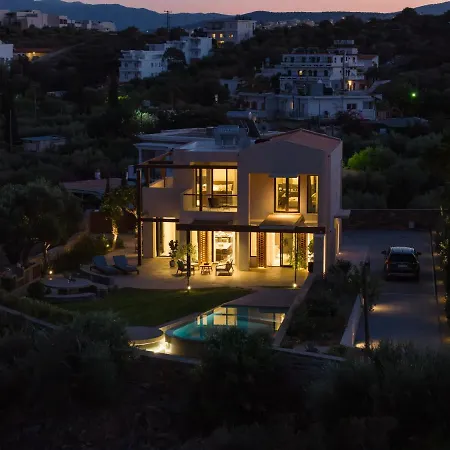 Beachfront Linum Escape Retreat With A Heated Pool Ayos Nikolaos