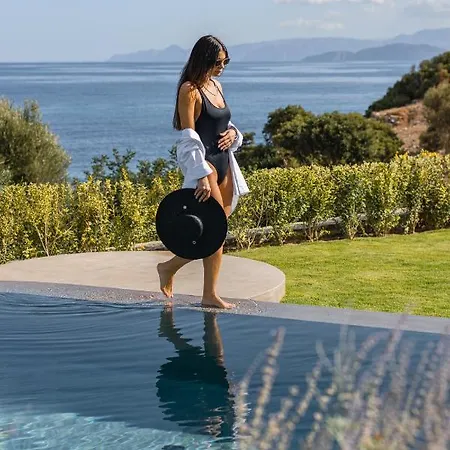 Beachfront Linum Escape Retreat With A Heated Pool Ayos Nikolaos