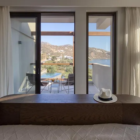 Beachfront Linum Escape Retreat With A Heated Pool Villa Ayos Nikolaos