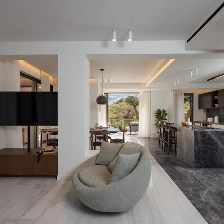 Villa Beachfront Linum Escape Retreat With A Heated Pool Ayos Nikolaos
